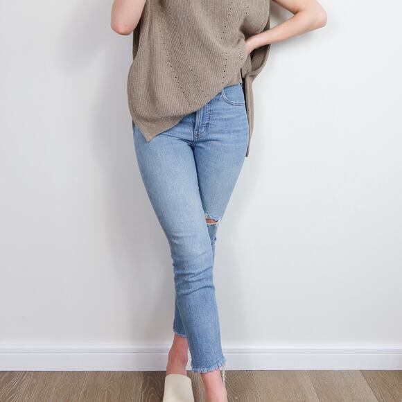 Madewell The Perfect Vintage Jean Distressed 25 Medium Light Wash - Picture 7 of 9